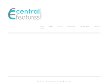 Tablet Screenshot of centralfeatures.com